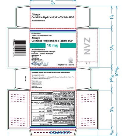 Cetirizine Fig.2 (Cetirizine HCl Tablets Usp 10 mg Blister Carton Rev 05 2020)